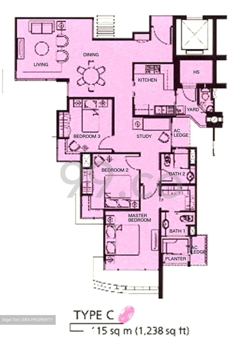 Savannah Condopark (D18), Condominium For Rent 99034101
